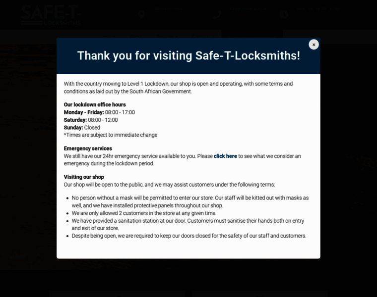 Safe-t-locksmiths.co.za thumbnail