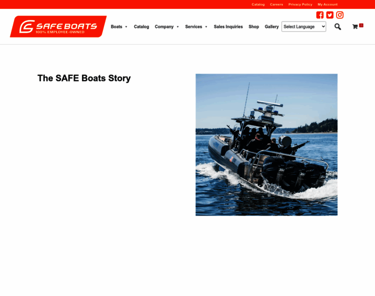 Safeboats.com thumbnail