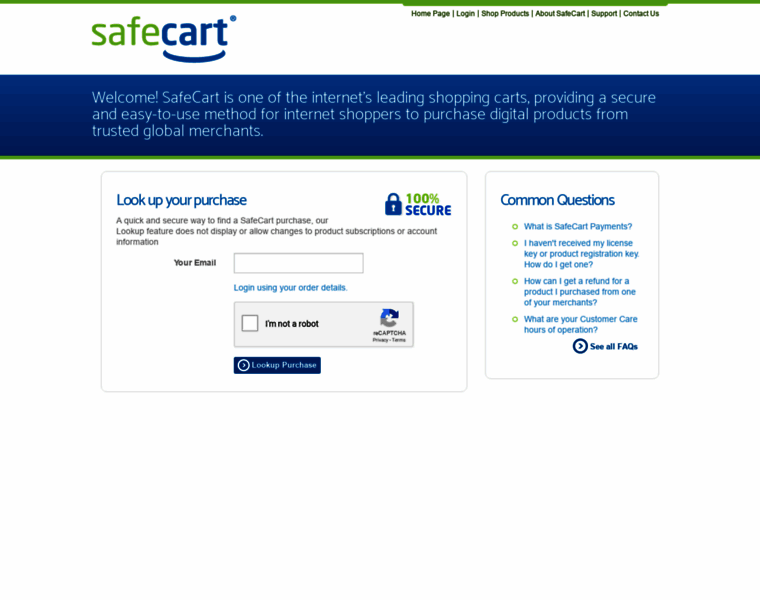 Safecart.com thumbnail
