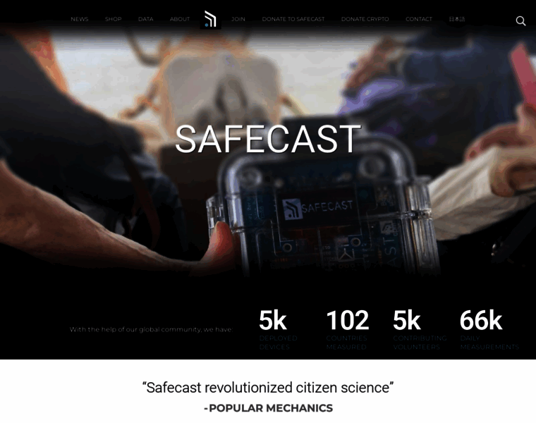 Safecast.org thumbnail