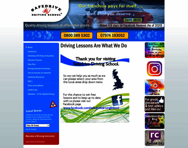 Safedrivedrivingschool.co.uk thumbnail