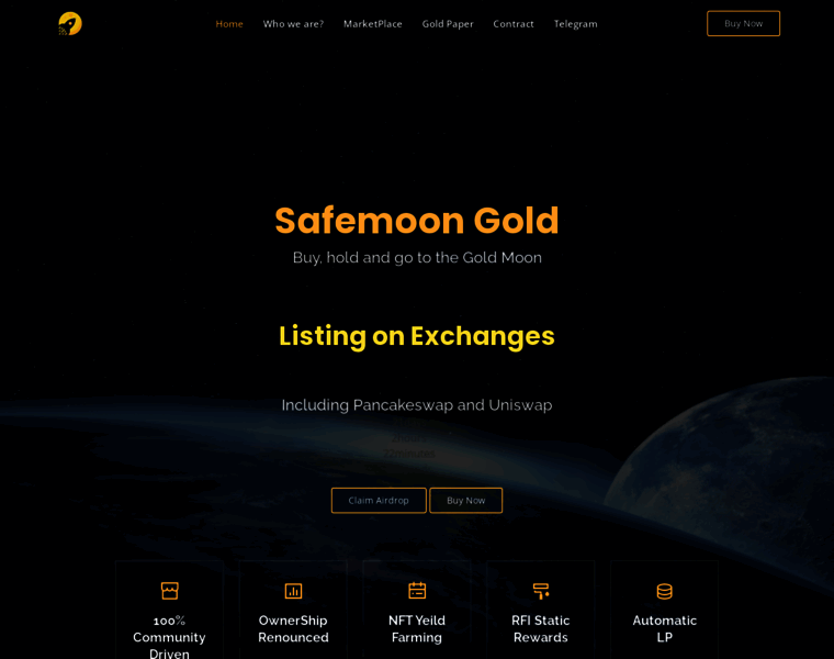 Safemoongold.site thumbnail
