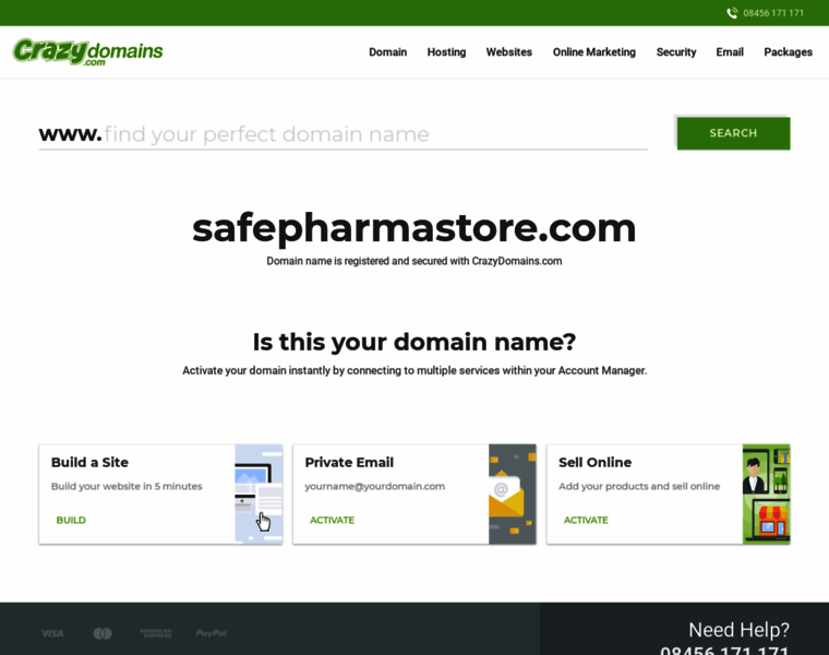 Safepharmastore.com thumbnail