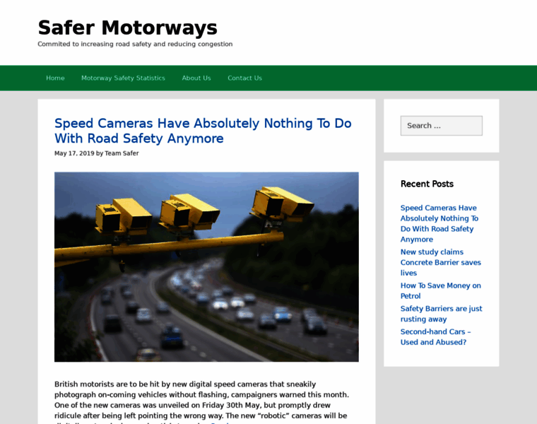 Safermotorways.co.uk thumbnail