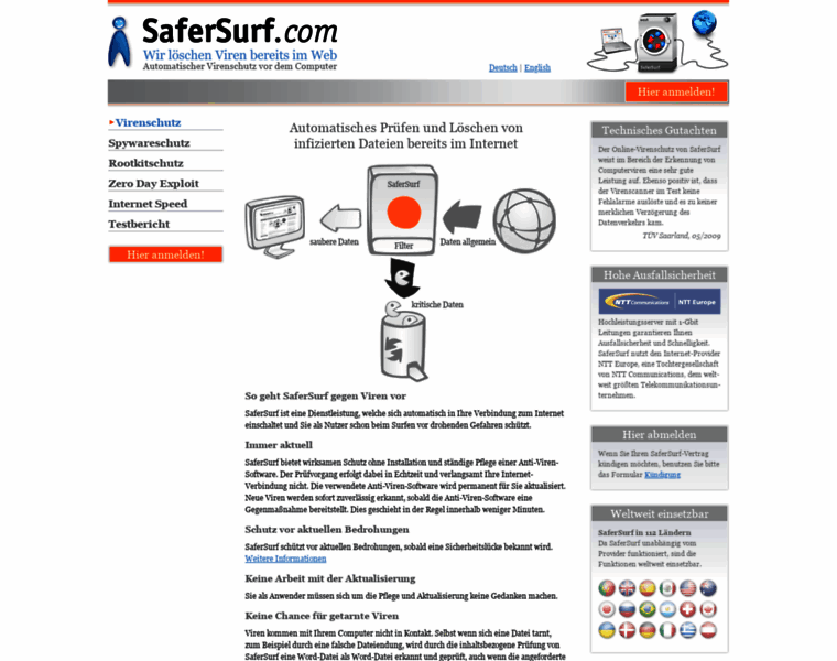 Safersurf.com thumbnail