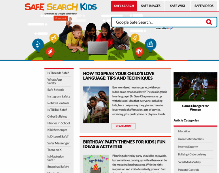 Safesearchkids.com thumbnail