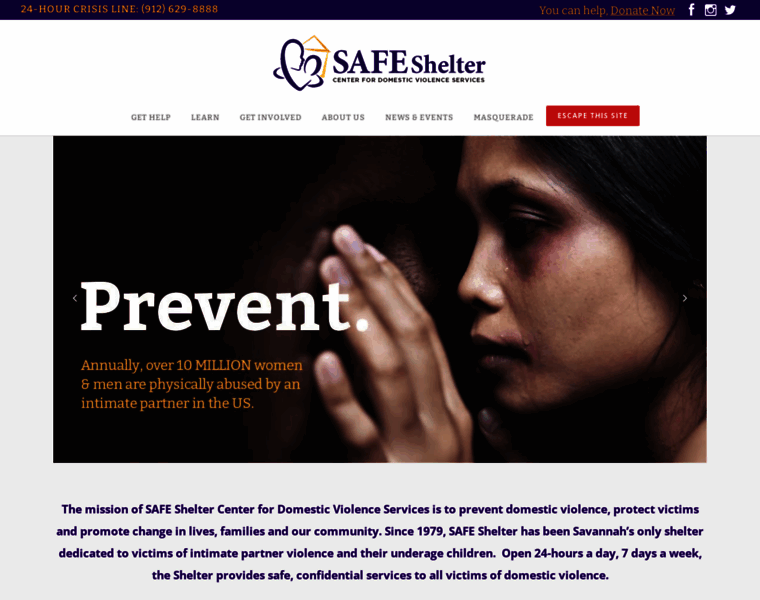 Safeshelter.org thumbnail