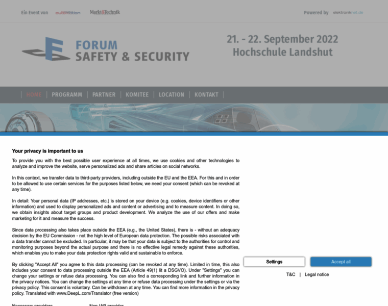 Safety-security-forum.de thumbnail