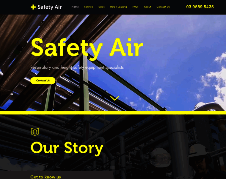 Safetyair.com.au thumbnail