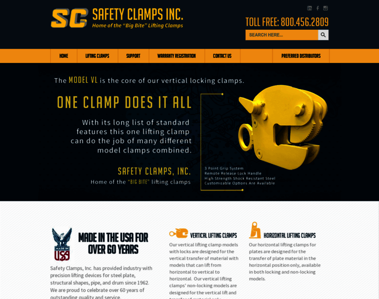 Safetyclamps.com thumbnail