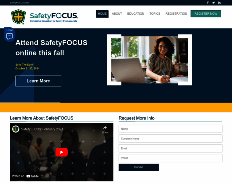 Safetyfocus.assp.org thumbnail