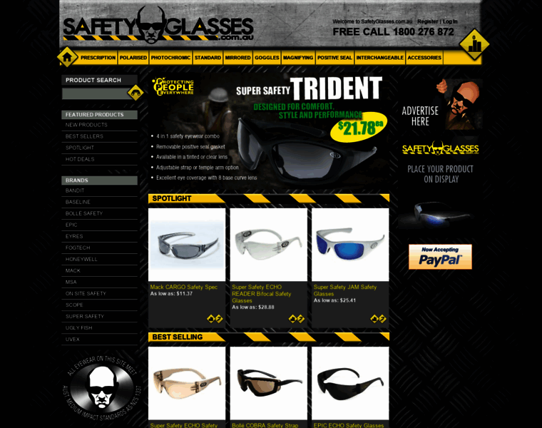 Safetyglasses.com.au thumbnail