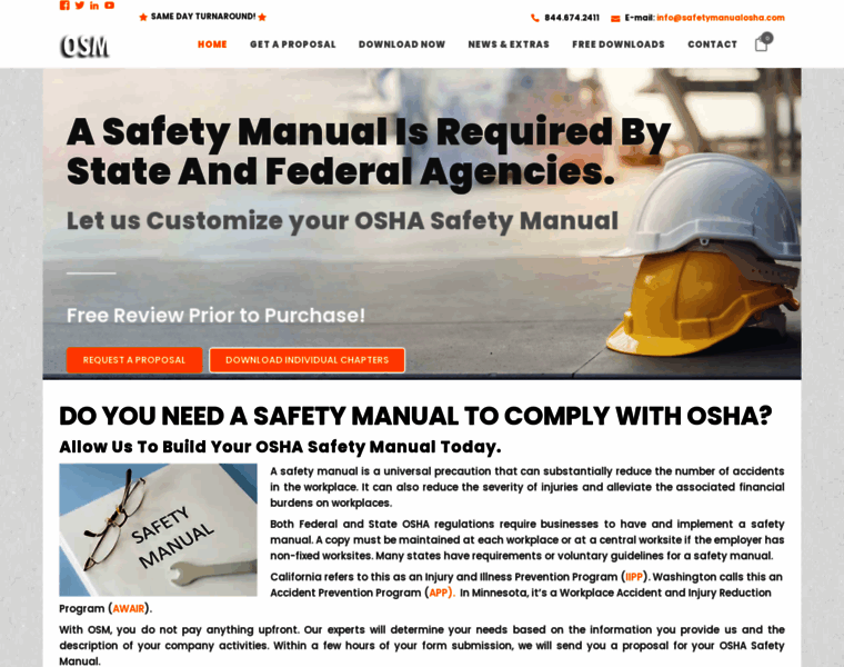 Safetymanualosha.com thumbnail