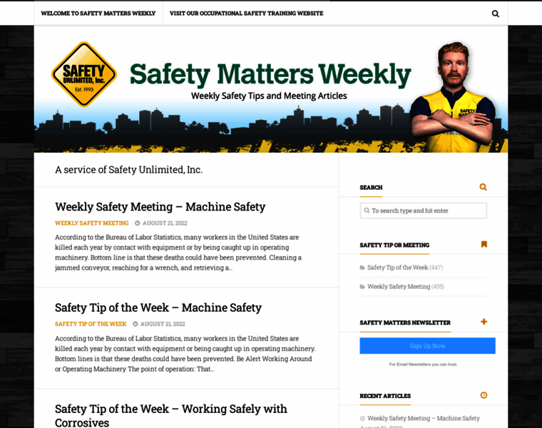 Safetymattersweekly.com thumbnail