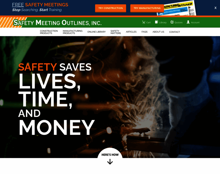 Safetymeetingoutlines.com thumbnail