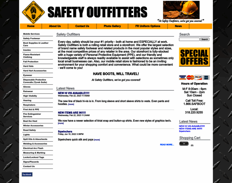Safetyoutfitters.com thumbnail