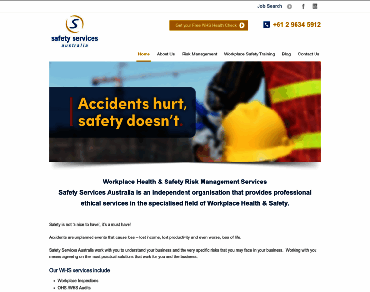 Safetyservices.net.au thumbnail