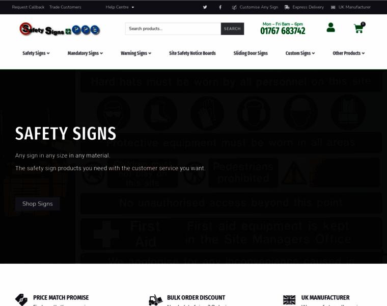 Safetysignsandppe.co.uk thumbnail