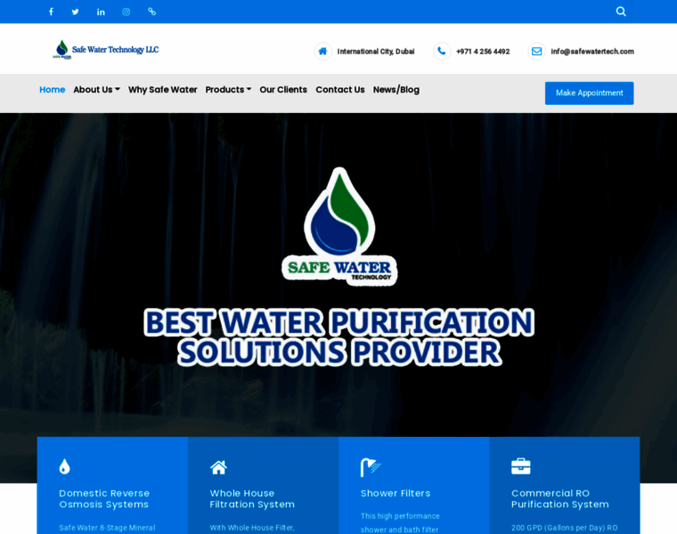 Safewatertech.com thumbnail
