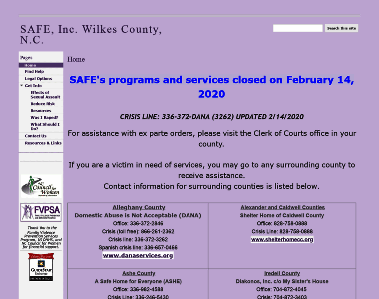 Safewilkes.org thumbnail Safewilkes.org thumbnail