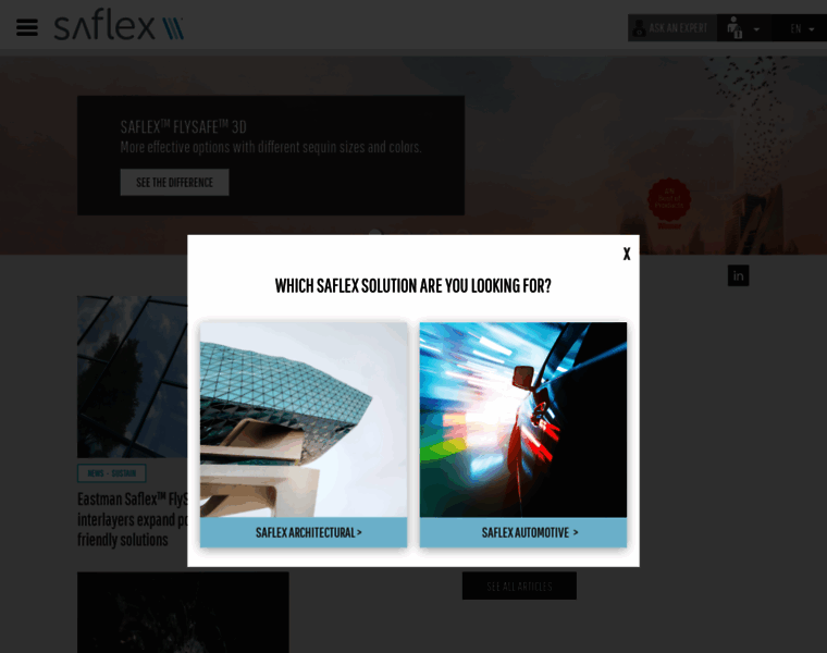 Saflex.com thumbnail