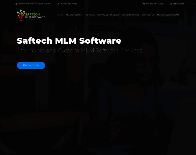 Saftechmlmsoftware.com thumbnail