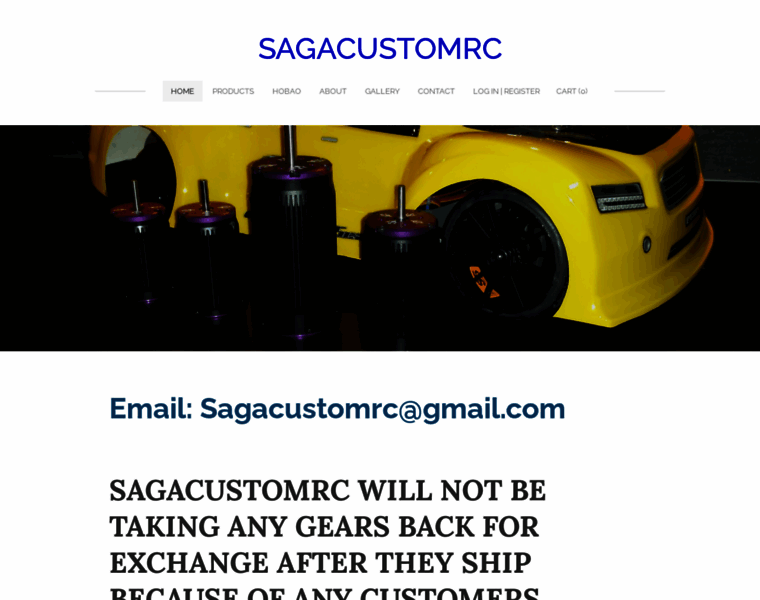 Sagacustomrc.com thumbnail