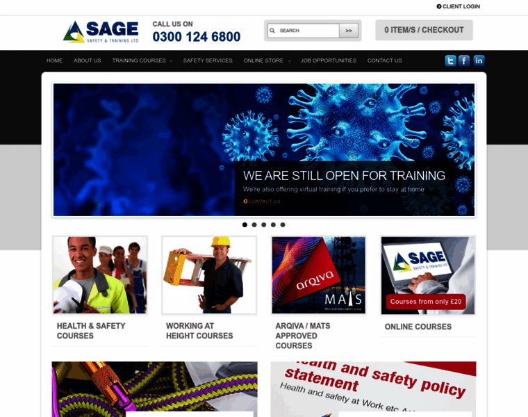 Sage-safetyandtraining.co.uk thumbnail