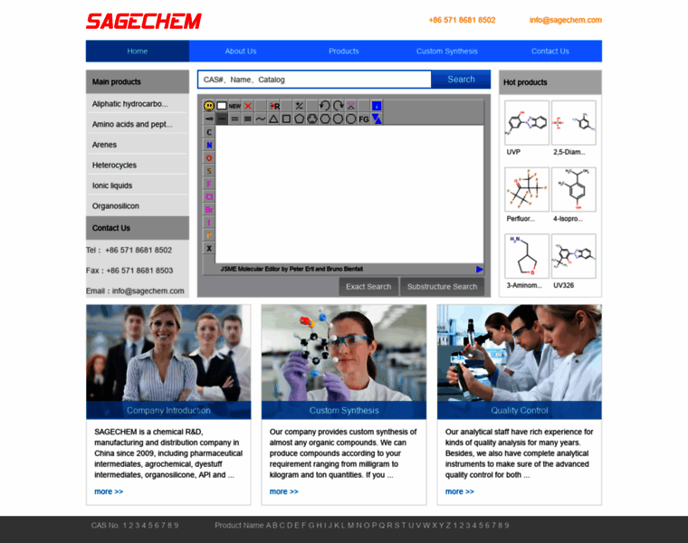 Sagechem.com thumbnail
