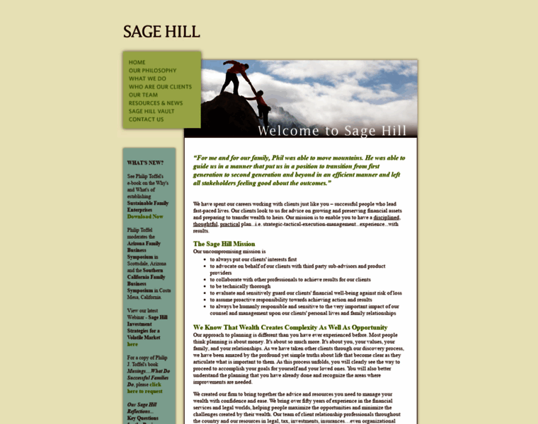 Sagehilladvisory.com thumbnail