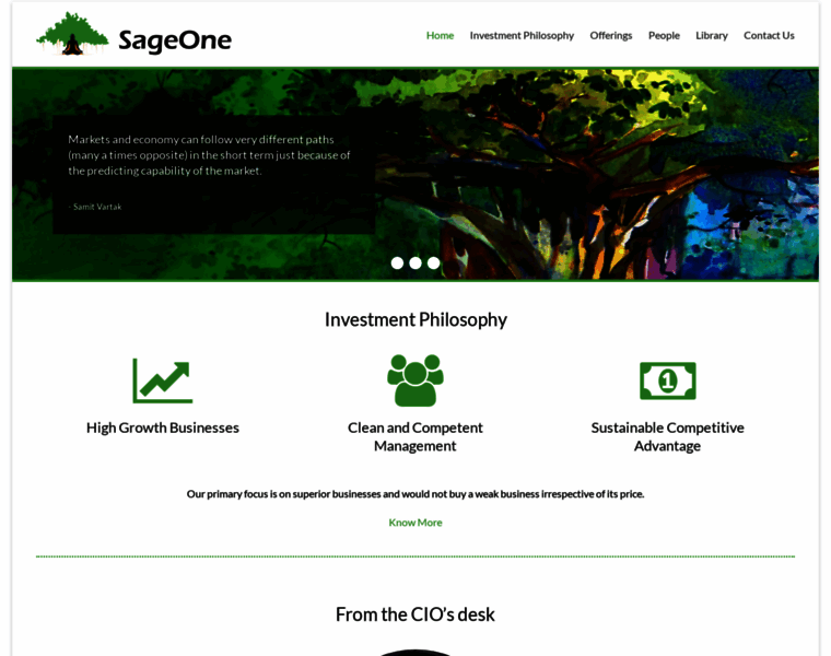 Sageoneinvestments.com thumbnail