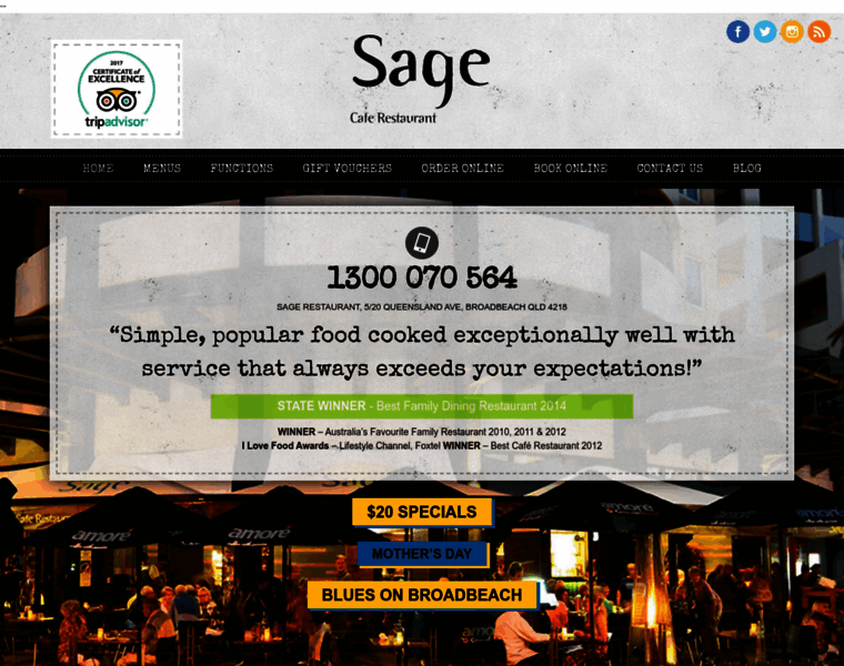 Sagerestaurant.com.au thumbnail