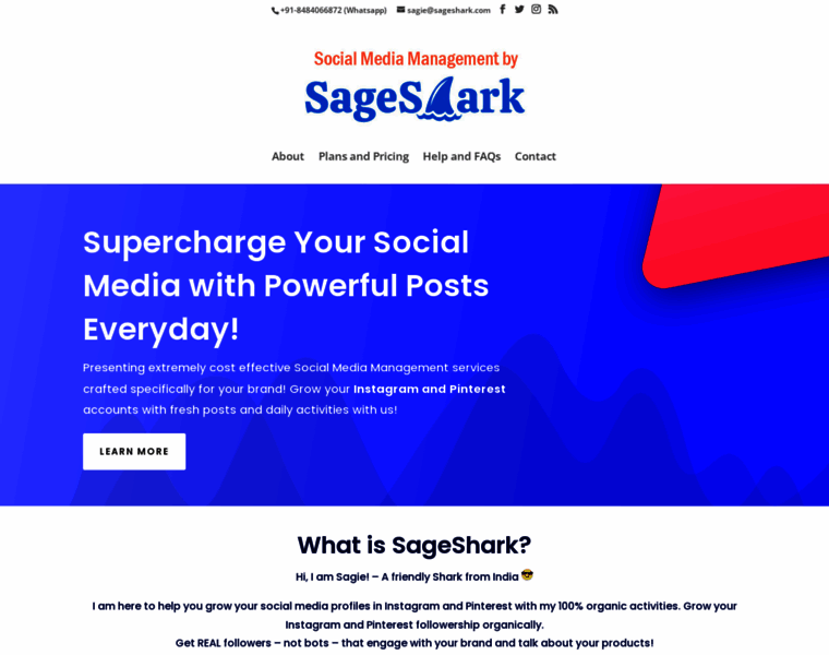 Sageshark.com thumbnail