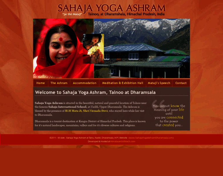 Sahajayogaashramdharamsala.com thumbnail