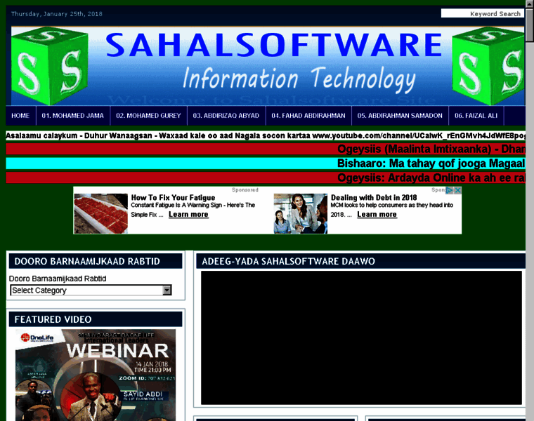 Sahalsoftware.org thumbnail