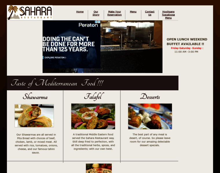 Sahara-restaurant.com thumbnail