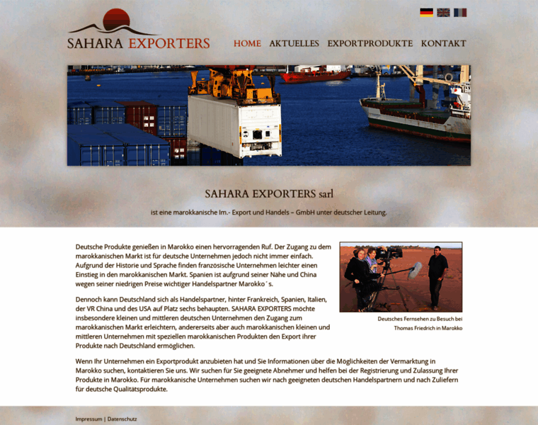 Saharaexporters.com thumbnail