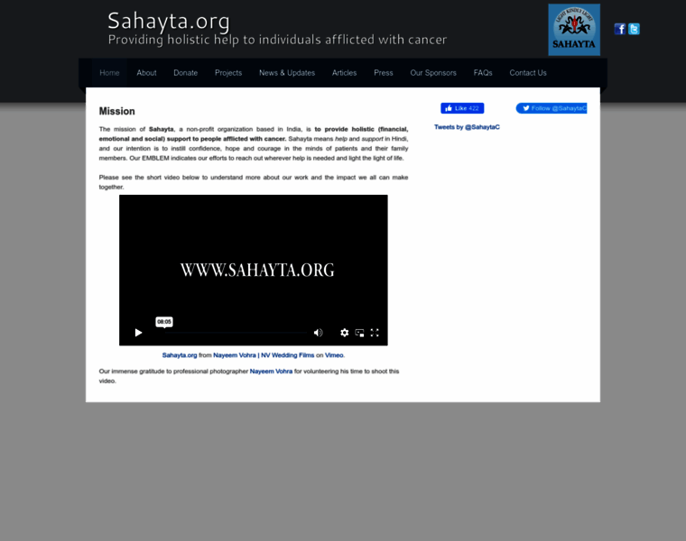 Sahayta.org thumbnail
