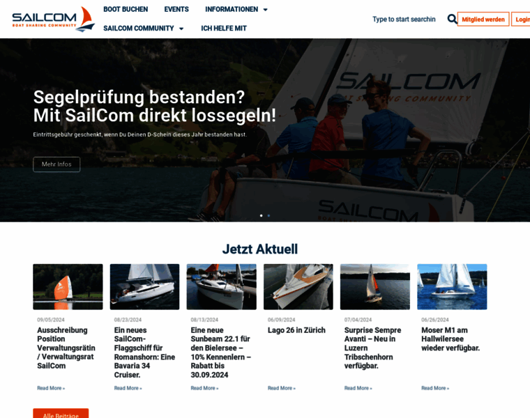 Sailcom.ch thumbnail