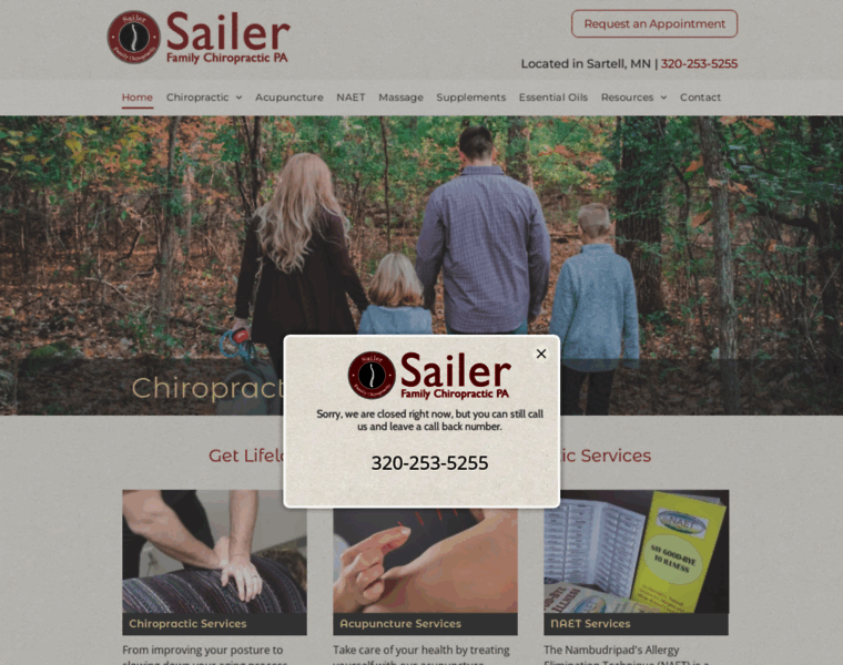 Sailerfamilychiropractic.com thumbnail
