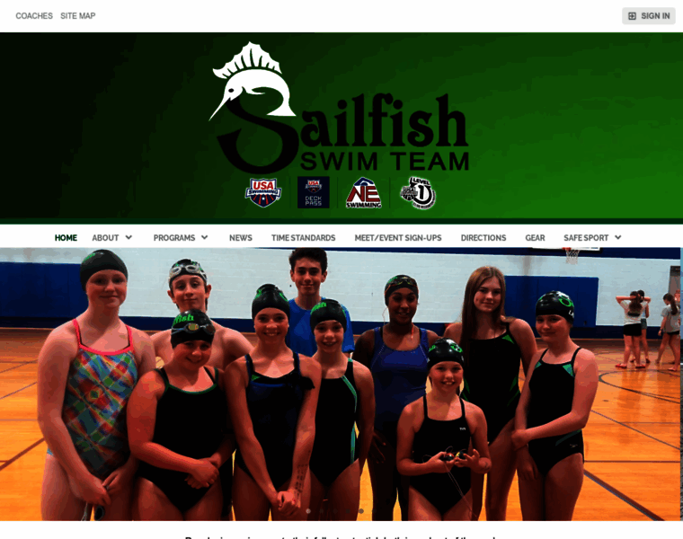 Sailfishswimteam.com thumbnail