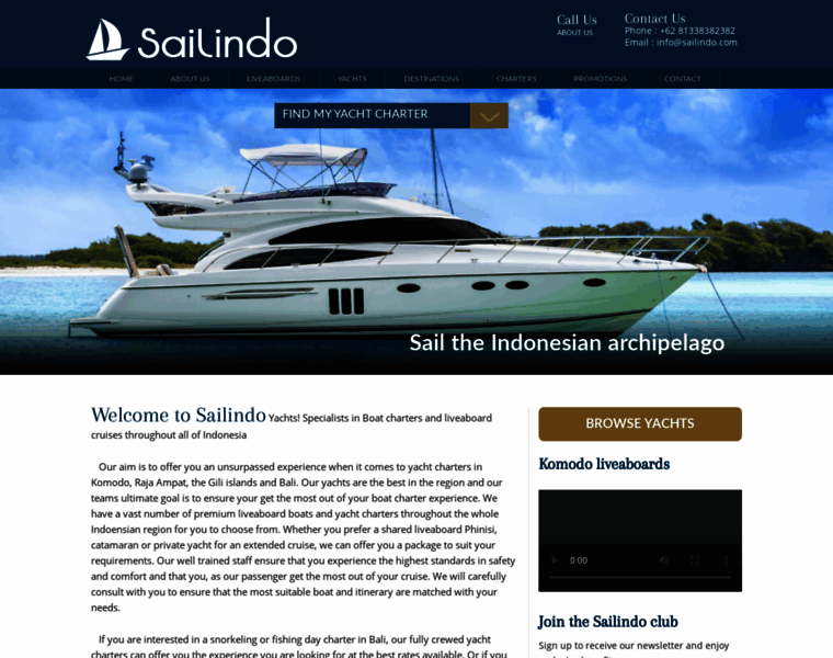 Sailindo.com thumbnail