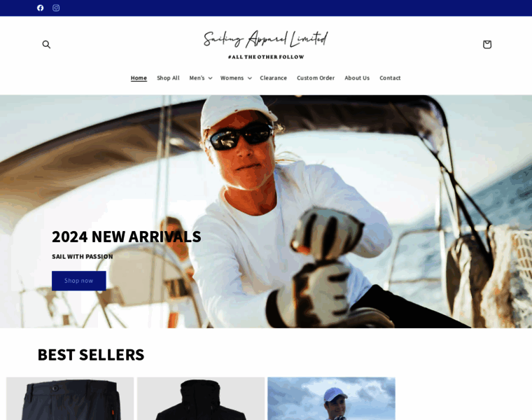 Sailing-apparel.com thumbnail