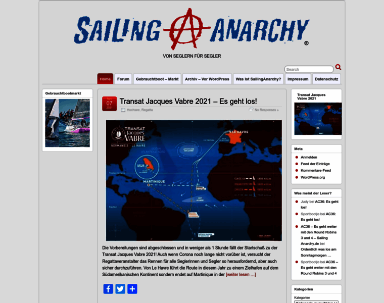 Sailinganarchy.de thumbnail