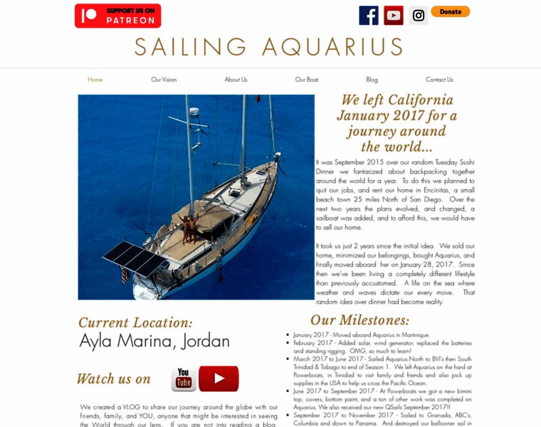 Sailingaquarius.com thumbnail