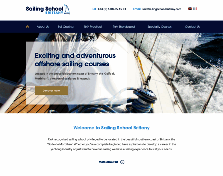 Sailingschoolbrittany.com thumbnail