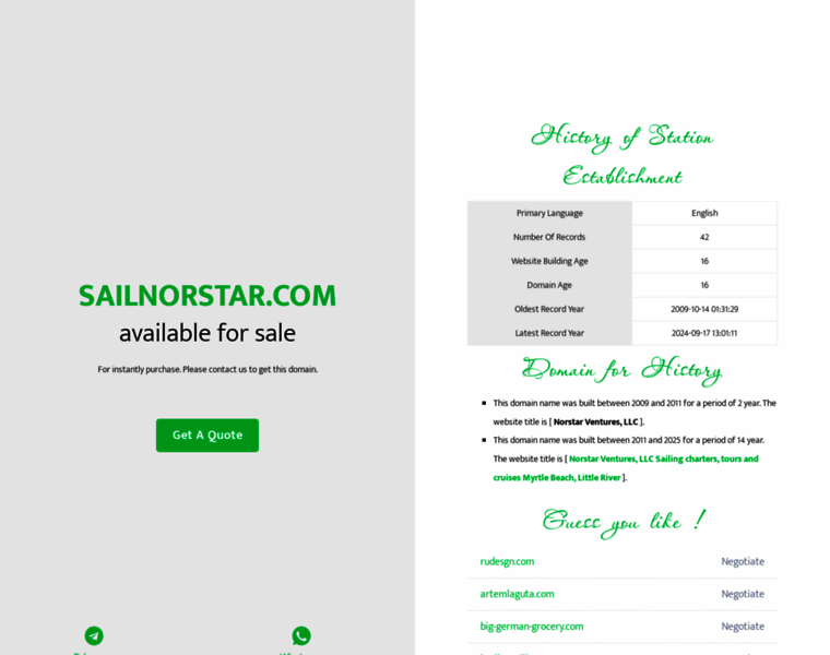 Sailnorstar.com thumbnail