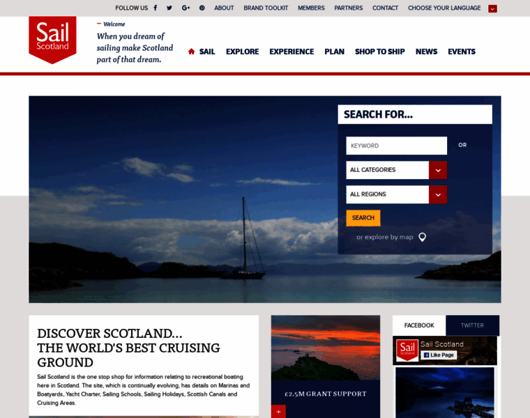 Sailscotland.co.uk thumbnail