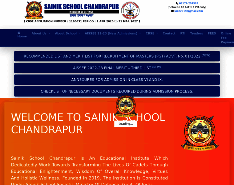 Sainikschoolchandrapur.com thumbnail