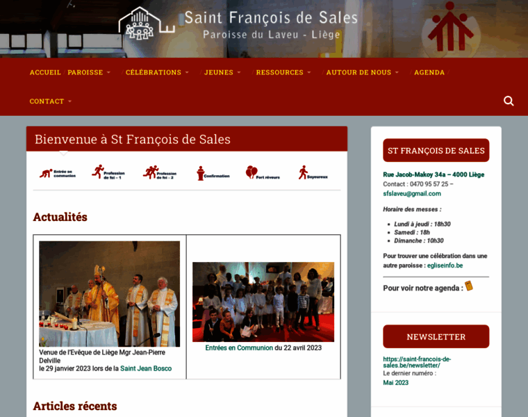 Saint-francois-de-sales.be thumbnail